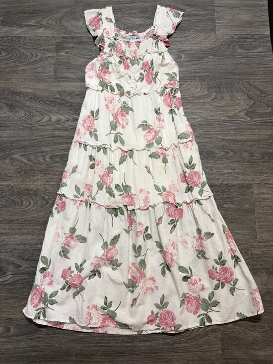 Old Navy Dresses & Skirts - Old Navy Midi Dress XS Romantic Cottagcore Milkmaid Countryside Floral Smocked